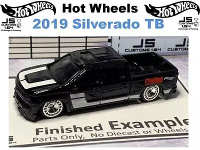 Hot Wheels 2019 Chevy Silverado Trail Boss - Lowering Base - Opt Bed Cover-Shell • $4