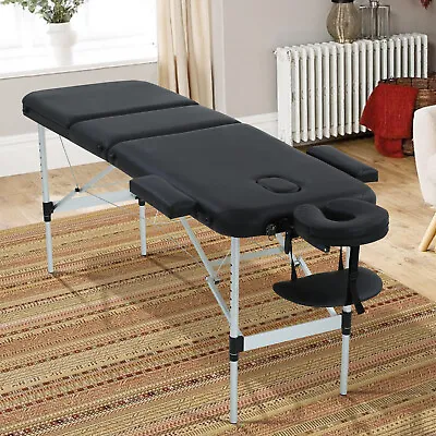 73  Massage Table Height Adjustable Lightweight Aluminium Massage Bed Spa Table  • $119.99