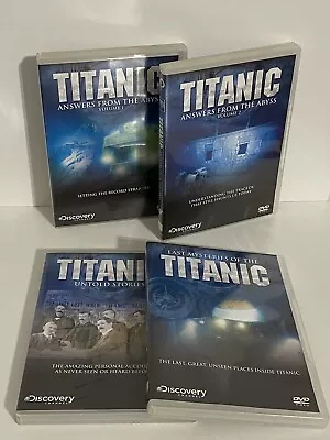 4 X Titanic DVD Bundle - 4 Disc - Discovery Channel • £4.99