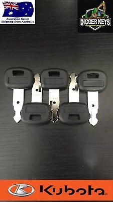 5 X Kubota 459A Excavator Plant Digger Keys 459a FREE POSTAGE • $16.99