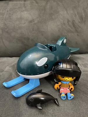 Octonauts Gup O And Dashi Toy Orca Whale Killer Whale Ski Vehicle Figures • £29.99