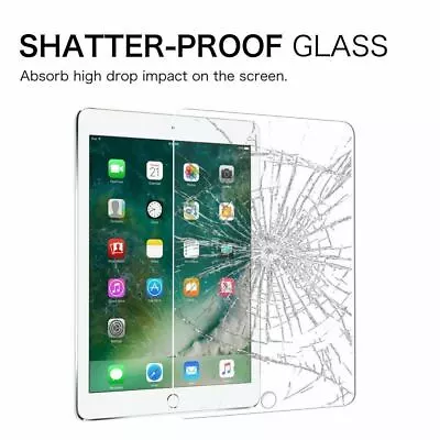 2x IPad 9th 8th 7th Gen 10.2 Coverage Tempered Glass Screen Protector Nonoem AU • $11.50