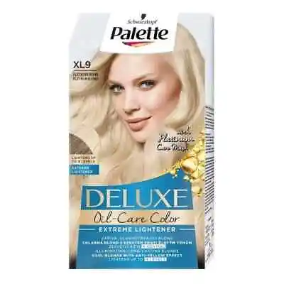 Palette Deluxe Color Creme Hair Oil Care XL9 Platinum Blonde • £10.79