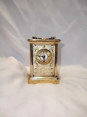 Vintage Igot Carl Faberge Mantel Carriage Clock • $650