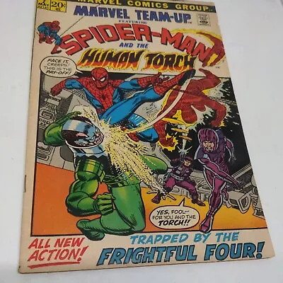 MARVEL TEAM-UP #2 -- SPIDER-MAN And THE HUMAN TORCH (May 1972)  • $38