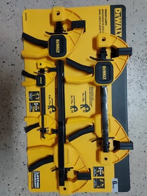 $57 • Buy Dewalt Medium And Small Trigger Clamps 6-Pack, DWHT83200