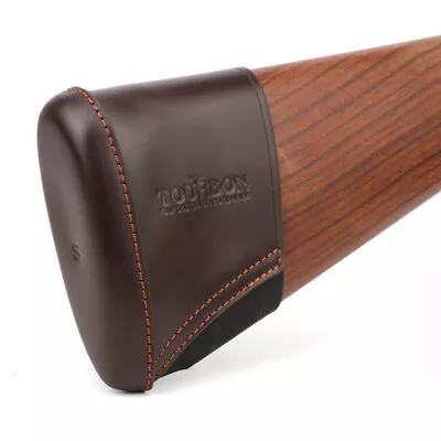 TOURBON Shooting Shotgun/Rifle Stock Protector Slip On Buffer Recoil Pad Leather • $25.19