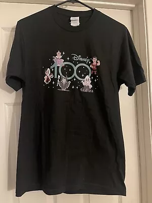 NEW Disney 100 Years Commemorative T-SHIRT Size Small Black Ursula Maleficent • $6.99