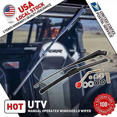 UTV Manual Hand Operated Windshield Wiper For Kawasaki Mule /Teyrx John Deere • $11.99