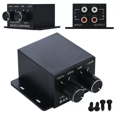 Universal Car Amplifier Bass Controller RCA Gain Level Volume Equalizer  • £6.78