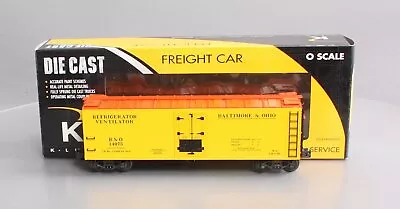 K-Line K752-1091 O Gauge Baltimore & Ohio Die-Cast Refrigerator #14075 LN/Box • $46.45