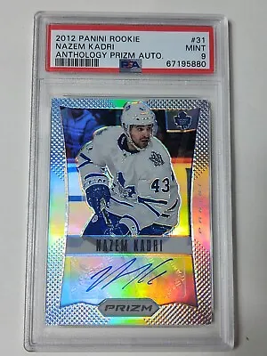 2012-13 Panini Prizm Anthology Nazem Kadri Auto Psa 9 Mint Rc Rookie Autograph • $74.99