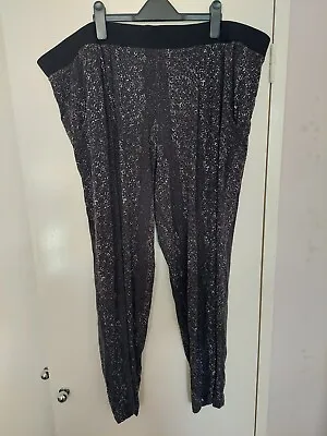 Next Maternity Trousers Loose Leg Style Leopard Print Size 22 • £1.99