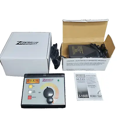 Rail King By MTH Electric Trains Z-1000 Transformer & Z-Controller In Box S10 • $125.99