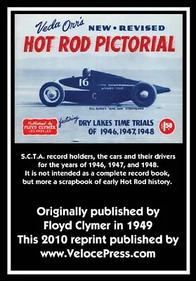 Veda Orr’s New Revised Hot Rod Pictorial • $24.95