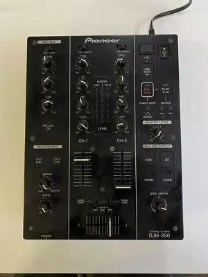 Pioneer DJM-350 Black DJ Mixer 2-Channel USB Recording Isolator Tested Woking • $447.84