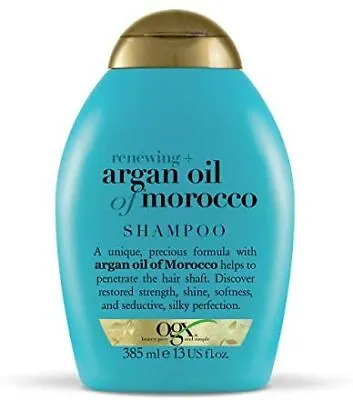 Premium OGX Argan Oil Of Morocco Sulfate Free Shampoo For Dry Hair 385 Ml Org U • £6.30