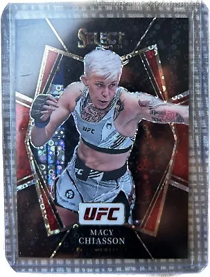 Macy Chiasson 2022 Panini Select UFC 1/1 One Of One Black Disco • $450