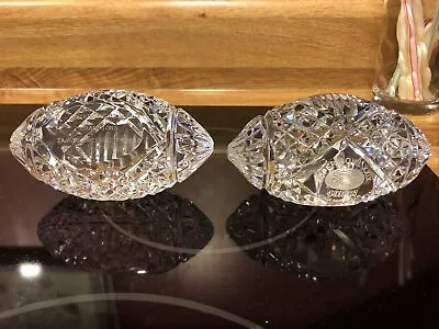 San Francisco 49ers SB XXIV And XXIX Waterford Crystal Football Collection • $379.99