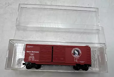 Micro-Trains 23060 N Scale 40' Boxcar Double Door Great Northern GN 3270 • $12.99