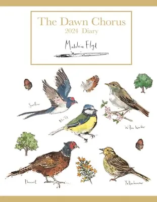 Madeleine Floyd The Dawn Chorus Deluxe A5 Diary 2024 - Free Tracked Delivery • £10.10