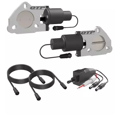 QTP 2.25in Bolt-On QTEC Dual Electric Cutout Valves Pr • $452.72