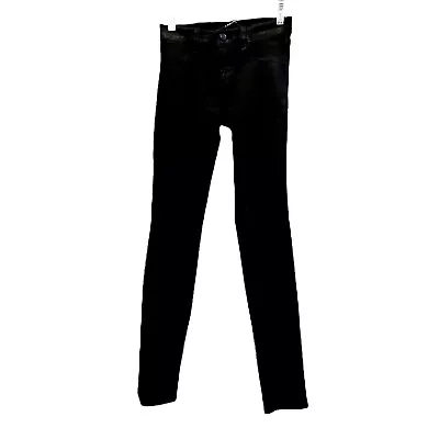 J Brand Waxed Jeans Womens Size 24 Steel Super Skinny Low Rise • $10.45