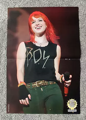 £5.65 • Buy Paramore / Hayley Williams - Kerrang Poster - Reading Festival 2010 - RARE