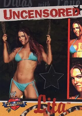 $29.95 • Buy 2005 Fleer Wwe Divas Uncensored Lita Event Used Wardrobe Du-l