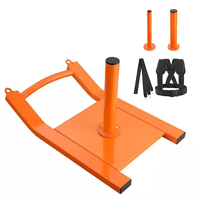 VEVOR Weight Power Pull Sled Fitness Strength Speed Training Sled Steel Orange • $51.99