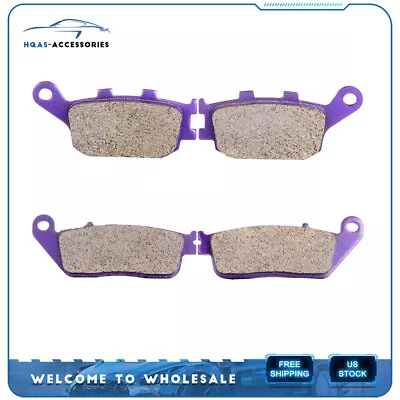 Front And Rear Brake Pads For Honda VTX1300C VTX1300S 2004-2007 Carbon Fiber • $14.24