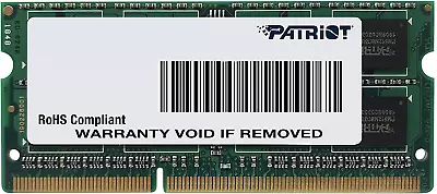 Patriot Signature Line 1.35V 8GB DDR3 1600Mhz PC3-12800 CL11 SODIMM Low Volta... • $14.14