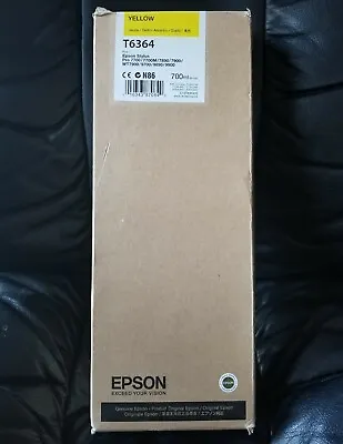 Epson Stylus Genuine 7890/7900/9890/9900 T6364 Yellow Ink 700ml   • $70