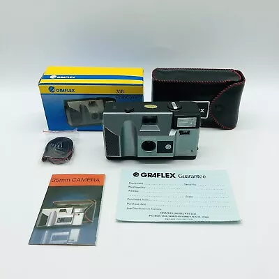 Vintage Graflex 35B Flash Camera Black Grey NEW • $79.99