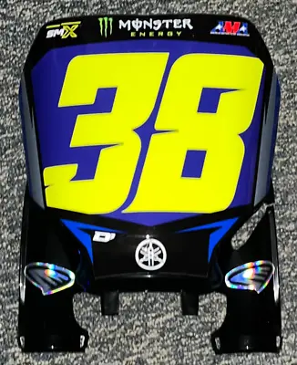 Haiden Deegan #38 Star Racing SuperCross Replica Front Number Plate - Blue • $85