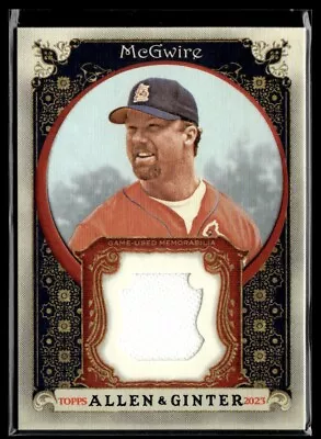 2023 Topps Allen & Ginter Relic Mark McGwire St. Louis Cardinals #MMC • $3.99