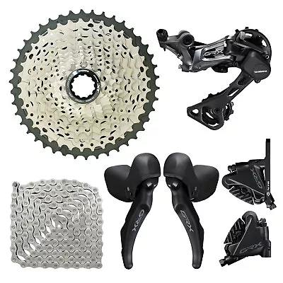 Shimano GRX 1x11 Spd ST-RX600 BL-RX600 RD-RX812 XT CS-M8000 11-42T 120L GroupSet • $685