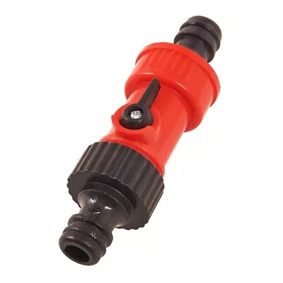 Garden Hose Pipe Inline Tap 1/2  Shut Off Valve Fitting Connector • £5.99