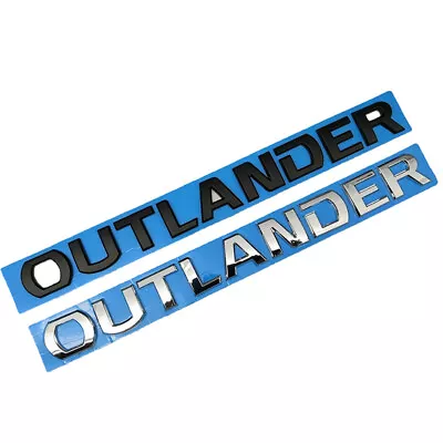 Letter OUTLANDER Car Emblem Badge Tailgate Trunk For Mitsubishi Outlander Auto • $12.29