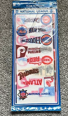 NEW Vintage Major League Baseball Mini Felt Pennants 70's National League Sealed • $19.95