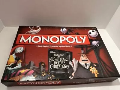 Nightmare Before Christmas Monopoly Complete Game • $34.99