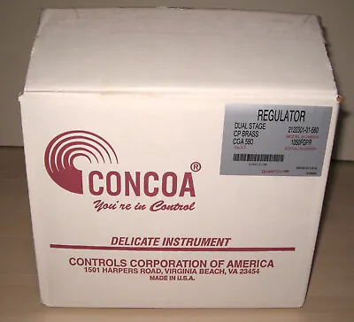 $295 • Buy Concoa Dual Stage Regulator 2122301-01-580