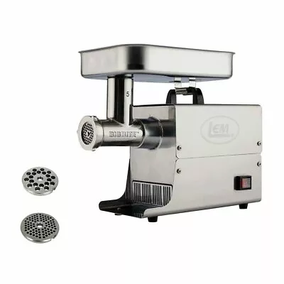 LEM Big Bite Meat Grinder #5 With 1/8  And 1/4  Grinder Plates • $331.85