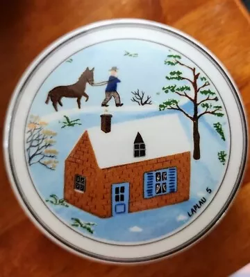 Villeroy & Boch Design Naif Signed Laplau ~ 2 7/8  Trinket Box • $0.99