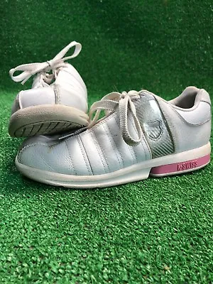 Rare K-Swiss WoMen's Athletic Shoe 188193 91550166 White/Pink Size 8 Wow • $34.40