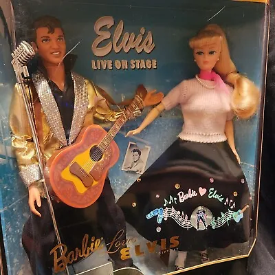 Barbie Loves Elvis Gift Set - Collector Edition Dolls 1996 Mattel #17450 • $40