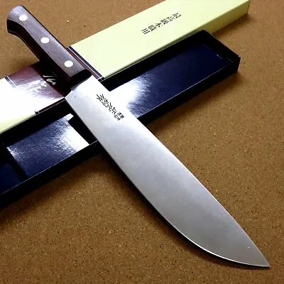 Japanese Masahiro Special Kitchen Knife Atamaotoshi 235mm 9 In Carbon SEKI JAPAN • $90.30