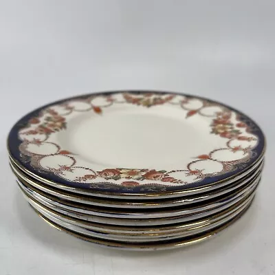 Myott Son & Co. Staffordshire Set Of 8 Round Salad Dessert/bread Plate Rosemary • $50