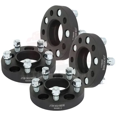 4 X (25mm) 5x4.5 14x1.5 Studs Wheel Spacers For Ford Mustang 2015-21 • $64.59