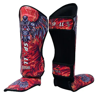 Shin Guard Leg Foot Protective Gear Sparring Kicboxing Muay Thai Training Pads • $35